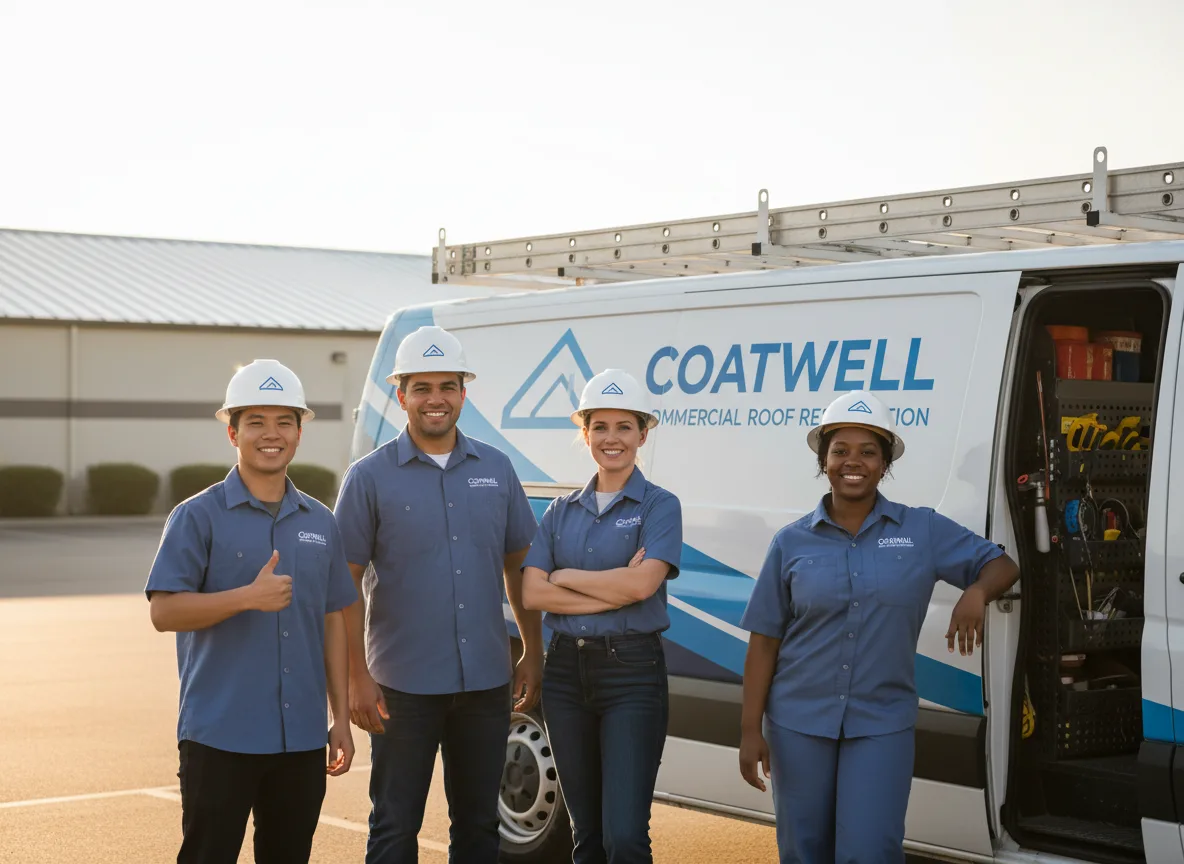 Commercial roof coating company in Mayfield, UT